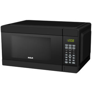 RCA 20 in. 1.1 cu. ft. Countertop Microwave with 10 Power Levels - Black, , hires
