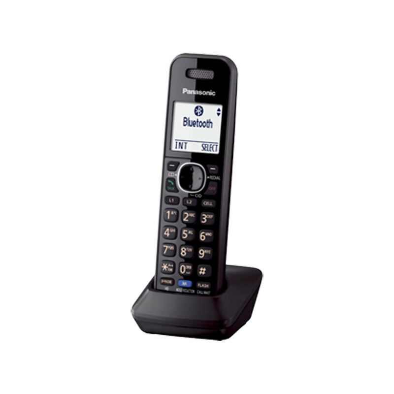 Panasonic Dect 6.0 Single Handset 2-Line Landline Telephone - Black
