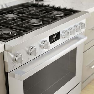 Bosch 800 Series 36 in. 3.4 cu. ft. Standard Convection Gas Range with 6 Sealed Burners - Stainless Steel, , hires