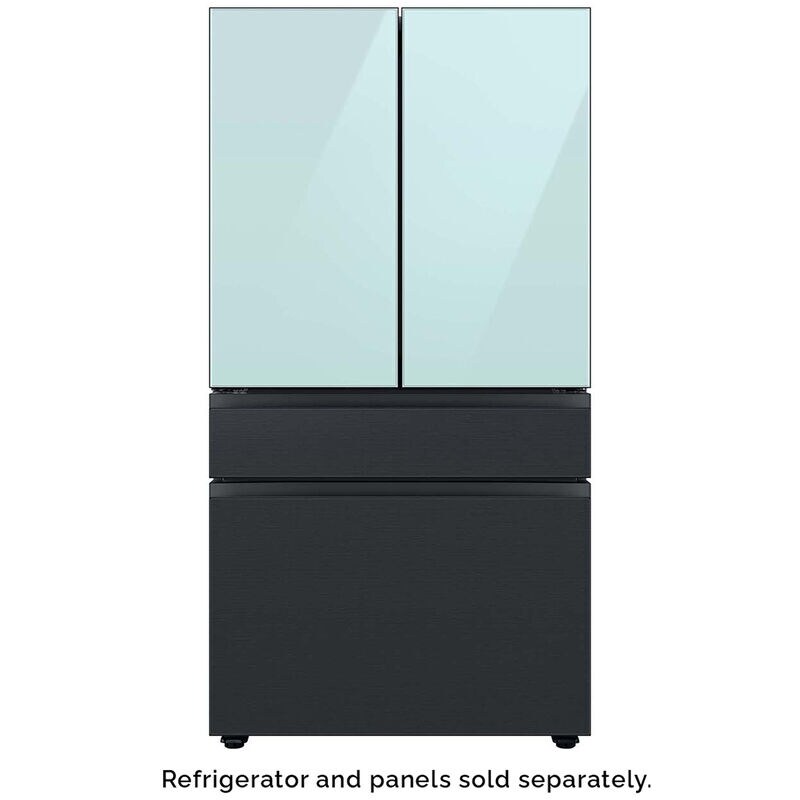 Samsung BESPOKE 4-Door French Door Top Panel for Refrigerators - Morning Blue Glass, , hires