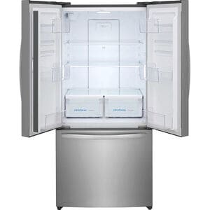 Frigidaire 32 in. 17.6 cu. ft. Counter Depth French Door Refrigerator with Ice Maker - Brushed Steel, , hires