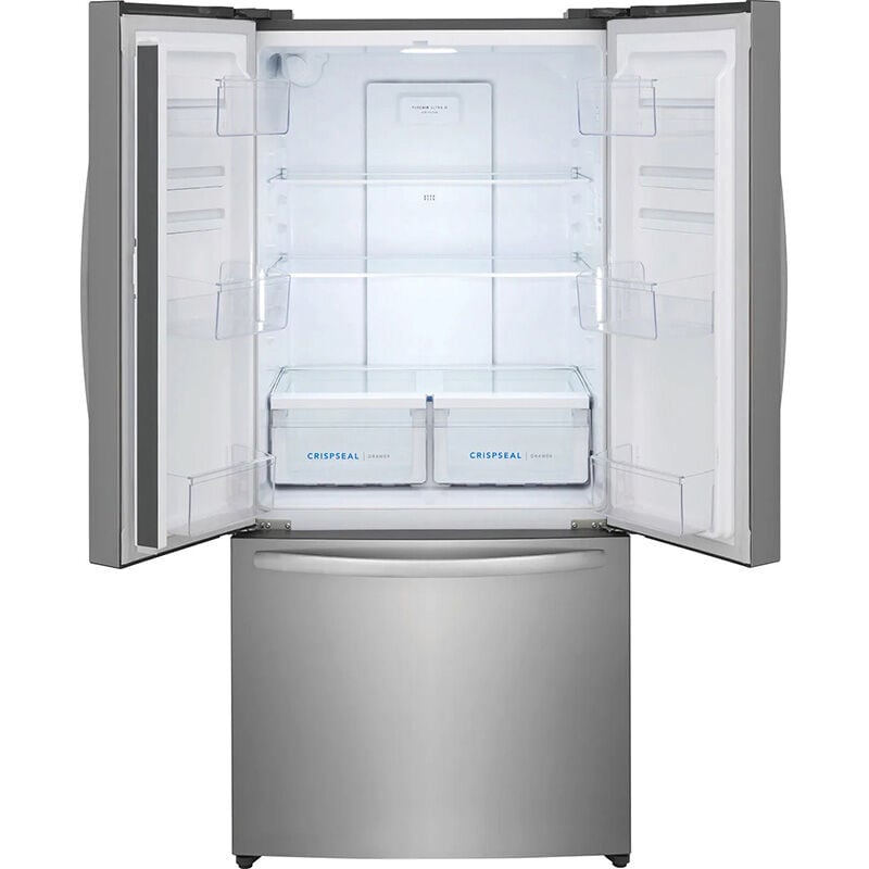 Frigidaire 32 in. 17.6 cu. ft. Counter Depth French Door Refrigerator with Ice Maker - Brushed Steel, , hires