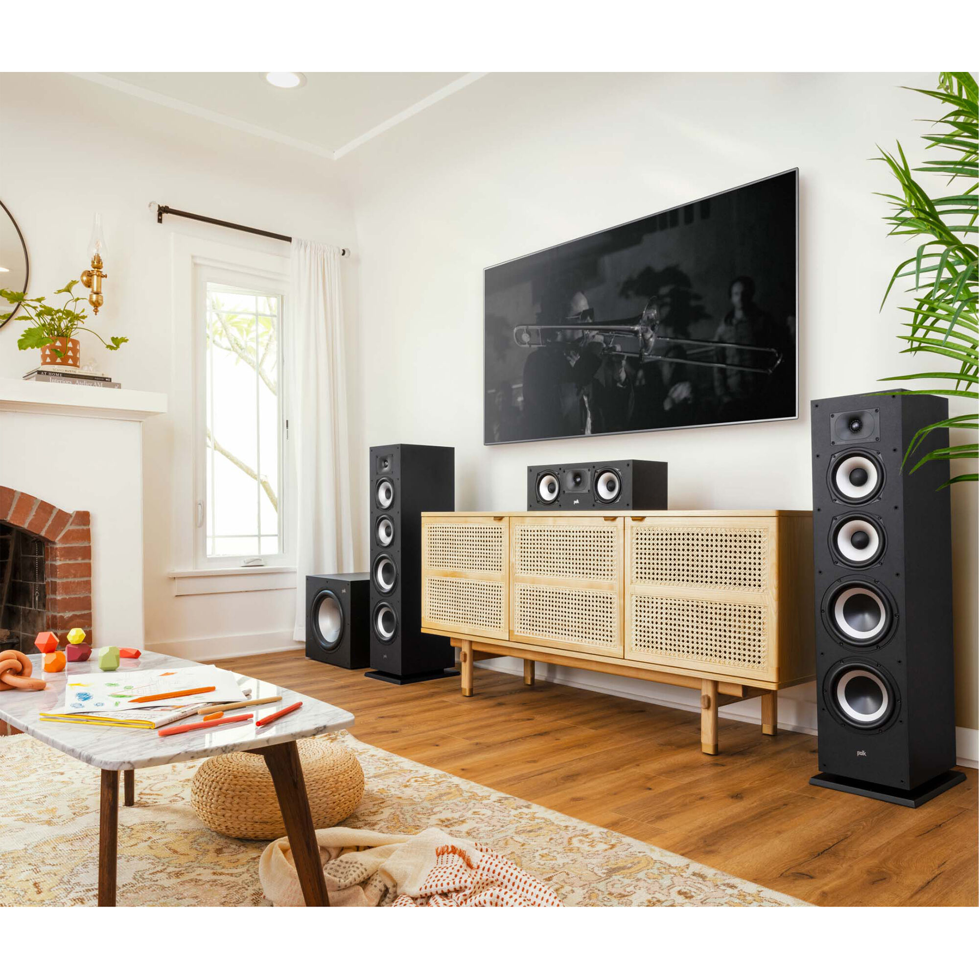 Polk Monitor XT30 High Resolution Center Channel Speaker (Each
