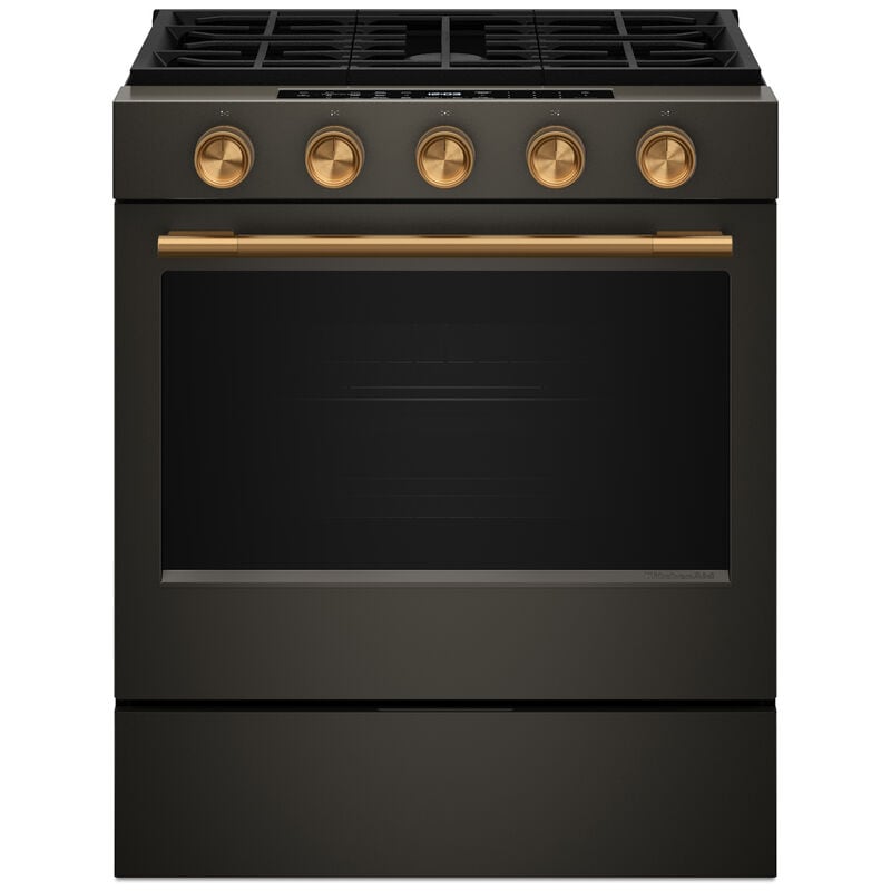 KitchenAid Handle and Knob Hardware Accessory Kit for Slide-In Convection Range - Bronze, , hires