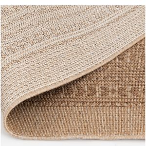Natco Santorini Collection Outdoor Area Rug Sutton 7'10"x9'10" - Natural/Earth, , hires