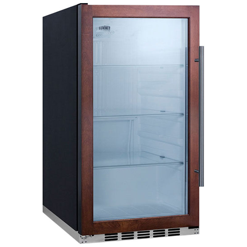 Summit 19 in. Built-In/Freestanding 3.1 cu. ft. Compact Beverage Center with Adjustable Shelves - Custom Panel Ready, , hires