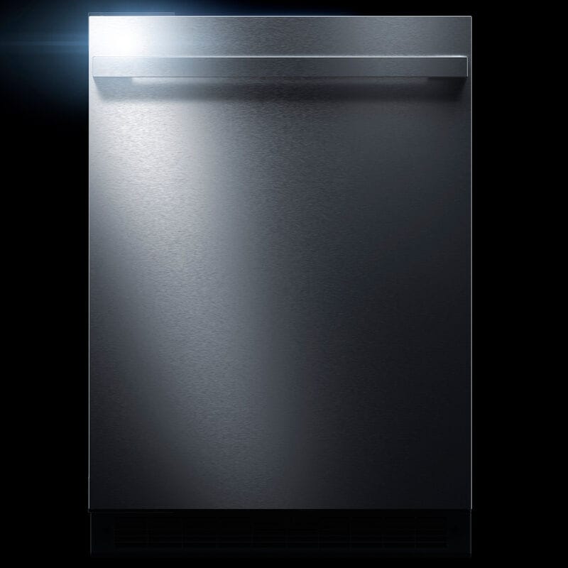 JennAir Noir 24 in. 5.0 cu. ft. Left-Hinged Built-In Undercounter Refrigerator - Stainless Steel, , hires
