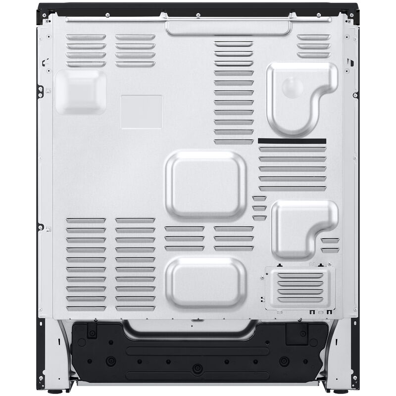 LG InstaView 30 in. 7.3 cu. ft. Smart Air Fry True European Convection Double Oven Slide-In Electric Range with Smoothtop Burners - PrintProof Black Stainless Steel, PrintProof Black Stainless Steel, hires