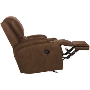 Catnapper Kyle Rocker Recliner with Dual Cupholders - Walnut, Walnut, hires