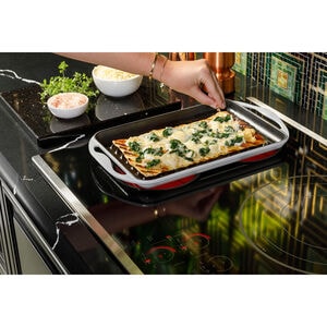 Cafe 36 in. 5-Burner Smart Electric Cooktop with Simmer Burner & Power Burner - Stainless Steel, , hires