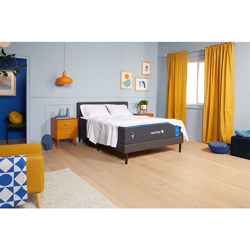 Nectar Mornington Full Headboard & Frame - Gray, , hires