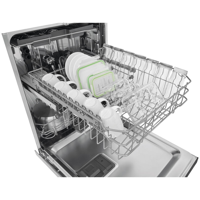 Frigidaire 24 in. Top Control Dishwasher with 49 dBa Sound Level, 3rd-Rack & EvenDry - Stainless Steel, , hires