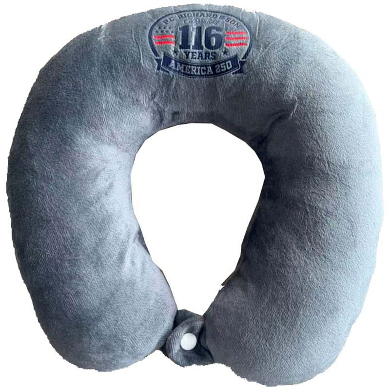 P.C. Richard & Son Travel Neck Pillow - Gray, , hires