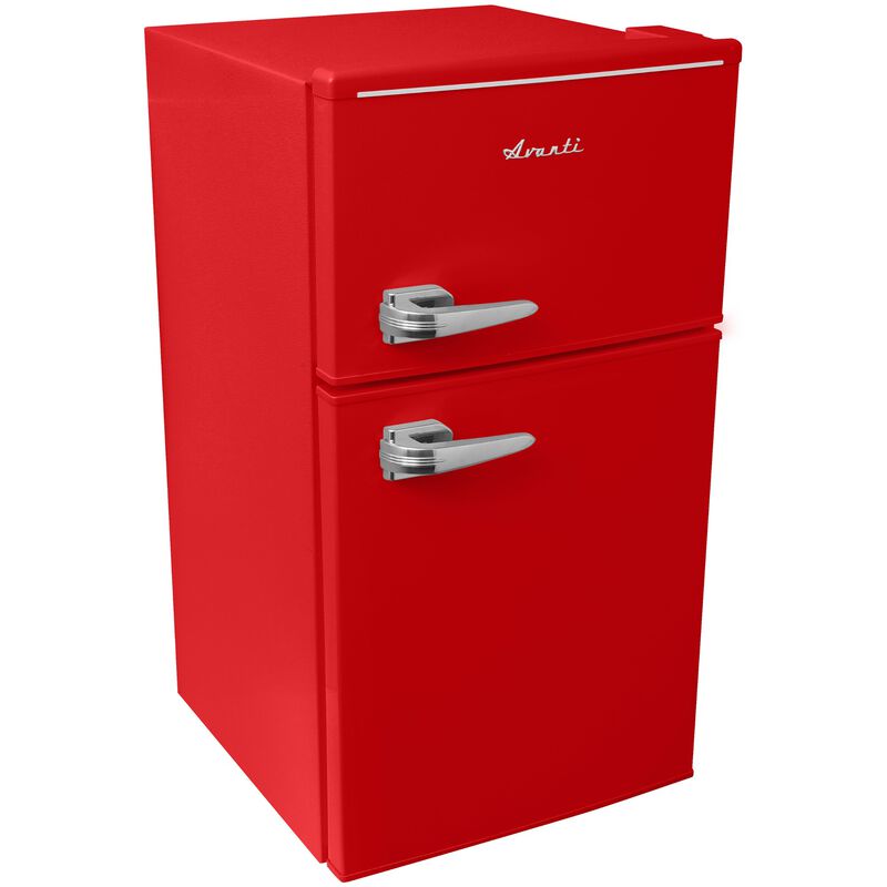 Avanti 18 in. 3 cu. ft. Mini Fridge with Top Freezer - Red, Red, hires