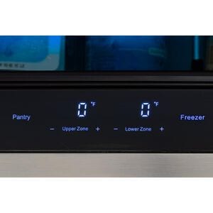 Zephyr Presrv Series 24 in. 3.9 cu. ft. Double Refrigerator & Freezer Drawers - Custom Panel Ready, , hires