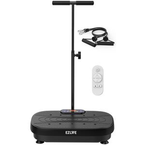 EZLife Vibration Platform with Upright T-Bar Handle, , hires