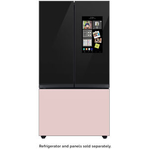 Samsung BESPOKE 3-Door French Door Top Panel for Refrigerators - Charcoal Glass, , hires