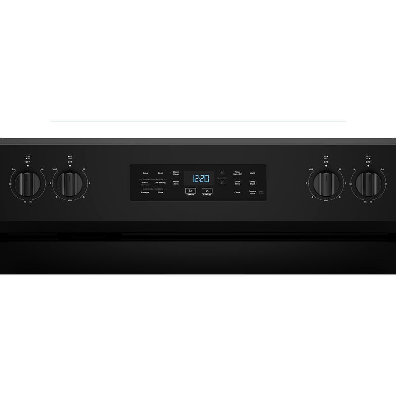 Whirlpool 30 in. 5.3 cu. ft. Air-Fry Standard Convection Electric Range with Radiant Burners - Black, , hires
