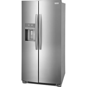Frigidaire Gallery 33 in. 22.3 cu. ft. Side by Side Refrigerator with Ice & Water Dispenser - Stainless Steel, , hires