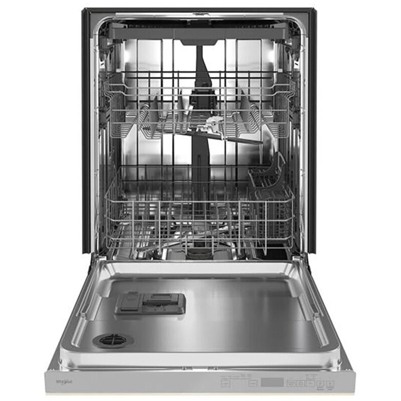 Whirlpool 24 in. Top Control Dishwasher with 47 dBa Sound Level, 3rd-Rack & Pocket - Biscuit, , hires