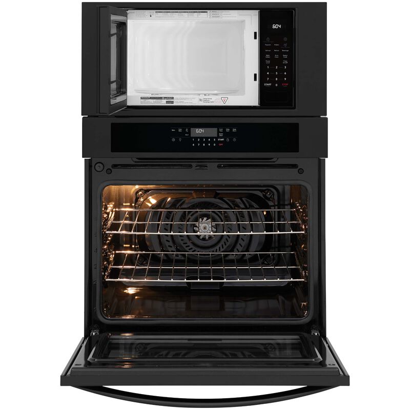 Frigidaire 30 in. 6.9 cu. ft. Electric Microwave/Wall Oven Combo with Standard Convection & Sensor Cooking - Black, , hires