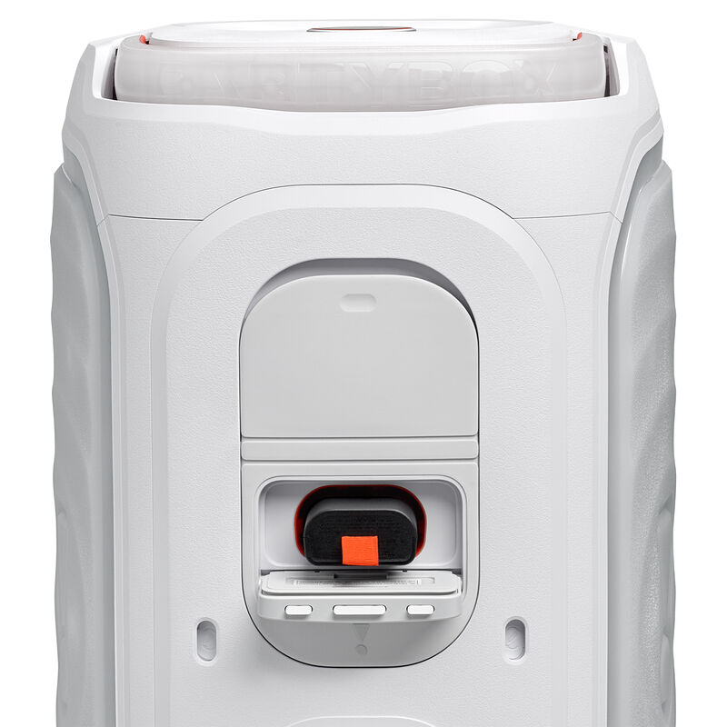 JBL PartyBox 130 Portable Party Speaker with JBL Legendary Sound, Dynamic Lightshow & Foldable Ergonomic Handle - White, , hires