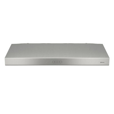 Broan 30 in. Standard Style Range Hood with 3 Speed Settings, 375 CFM, Convertible Venting & 2 LED Lights - Stainless Steel | BCDF130SS