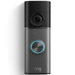 Ring - Battery Doorbell Pro (newest model) Retinal 4K with wide-angle video, up to 10x Zoom, Night Vision, and Ultra Battery Pk - Deep Silver, , hires