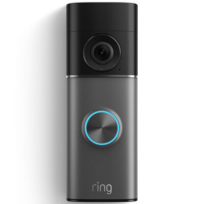 Ring - Battery Doorbell Pro (newest model) Retinal 4K with wide-angle video, up to 10x Zoom, Night Vision, and Ultra Battery Pk - Deep Silver | B0FPPWKMGK