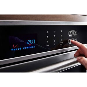 Maytag 30 in. 6.4 cu. ft. Electric Microwave/Wall Oven Combo with True European Convection & Sensor Cooking - Fingerprint Resistant Stainless Steel, , hires