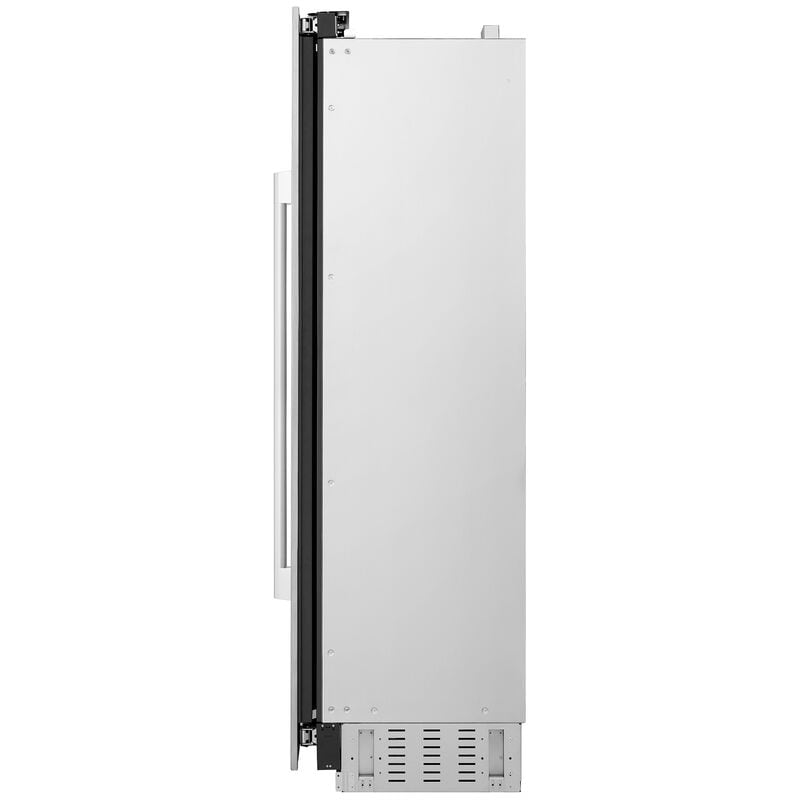 Signature Kitchen Suite Instaview 24 in. Built-in Smart Wine Cooler with Metal & Wood Racks, Multi-Temperature Zones & 113 Bottle Capacity - Custom Panel Ready, , hires