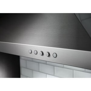 KitchenAid 36 in. Convertible Chimney Style Range Hood with 400 CFM, 3 Fan Speeds & 2 LED Lights - Stainless Steel, , hires