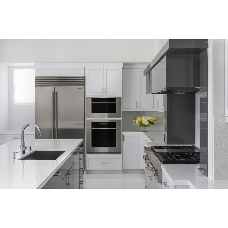 Wolf M Series 30 in. 1.6 cu. ft. Speed Electric Single Wall Oven with Standard Convection - Stainless Steel, , hires