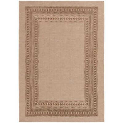 Natco Santorini Collection Outdoor Area Rug Sutton 7'10"x9'10" - Natural/Earth | 1822UE80105N
