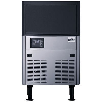Summit 20 in. Commercial-Use Ice Maker with 33 lb. Ice Storage, Auto-Defrost & Digital Control - Stainless Steel | BIM85