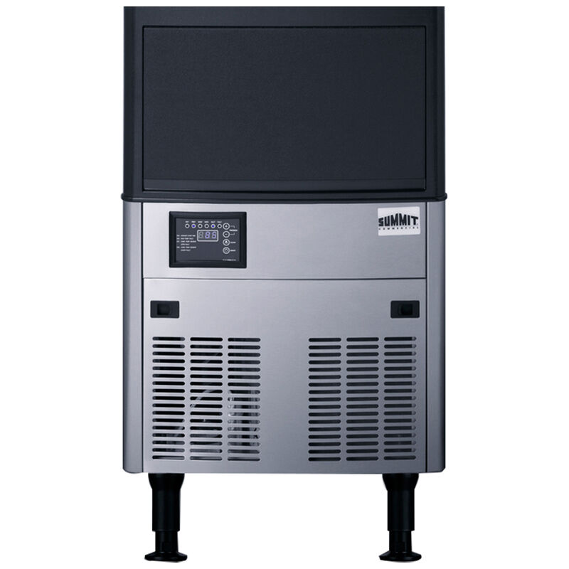 Summit 20 in. Commercial-Use Ice Maker with 33 lb. Ice Storage, Auto-Defrost & Digital Control - Stainless Steel, , hires