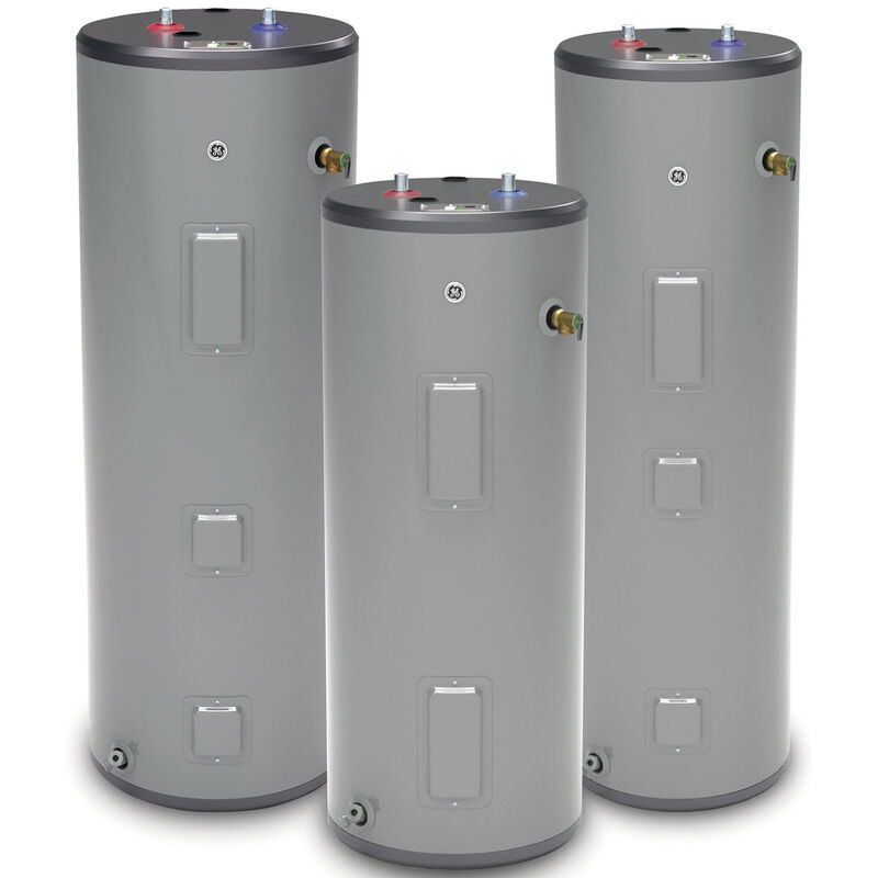GE Electric 40 Gallon Tall Water Heater with 8-Year Parts Warranty, , hires
