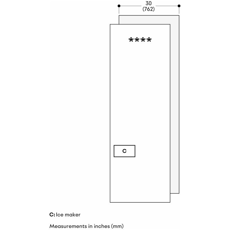 Gaggenau Vario Expressive Series 30 in. 18.2 cu. ft. Built-In Smart Triple Drawer Upright Freezer with Ice-Maker & Adjustable Shelves - Custom Panel Ready, , hires