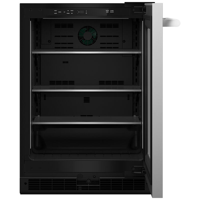 JennAir Rise 24 in. 5.2 cu. ft. Built-In Undercounter Refrigerator - Stainless Steel, , hires