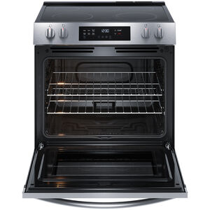 Frigidaire 30 in. 5.3 cu. ft. Electric Range with Smoothtop Burners - Stainless Steel, Stainless Steel, hires