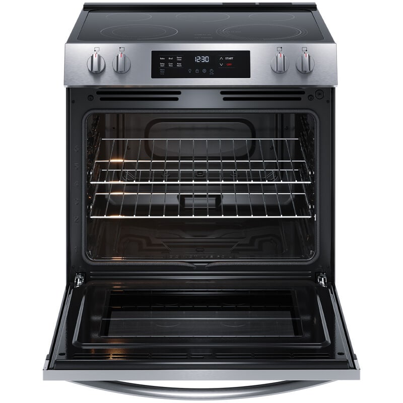 Frigidaire 30 in. 5.3 cu. ft. Electric Range with Smoothtop Burners - Stainless Steel, Stainless Steel, hires