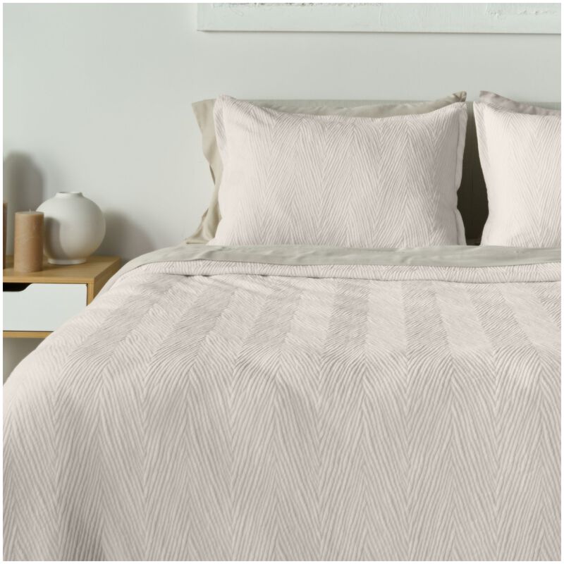 BEDGEAR Performance Duvet & 2pc Sham Set, Arrowhead, Cream, Queen, , hires