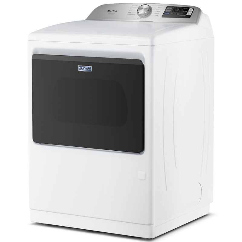 Maytag Pet Pro 27 in. 7.4 cu. ft. Smart Gas Dryer with Sensor Dry, Sanitize & Steam Cycle - White, White, hires
