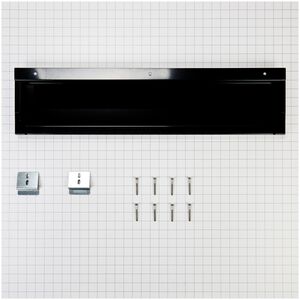 KitchenAid 6 in. H Slide-in Range Backsplash - Black, , hires