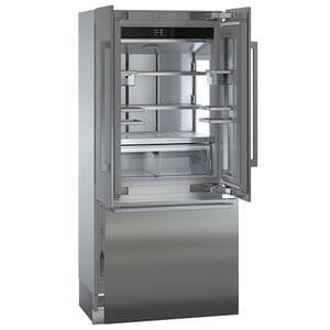 Liebherr 36 in. 18 cu. ft. Built-In Smart Counter Depth French Door Refrigerator with Internal Water Dispenser - Custom Panel Ready, , hires