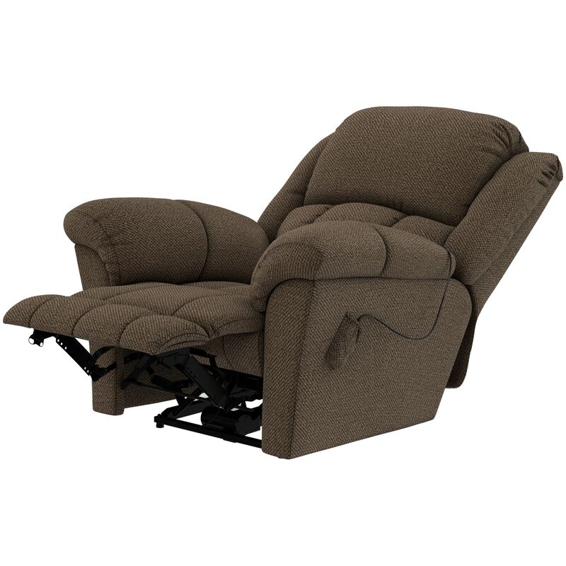 Catnapper Blarney Power Wall Hugger Recliner with Heat & Massage - Chocolate, Chocolate, hires