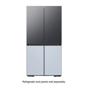 Samsung 4-Door Flex BESPOKE Refrigerator Top Panel - Matte Black Steel, , hires