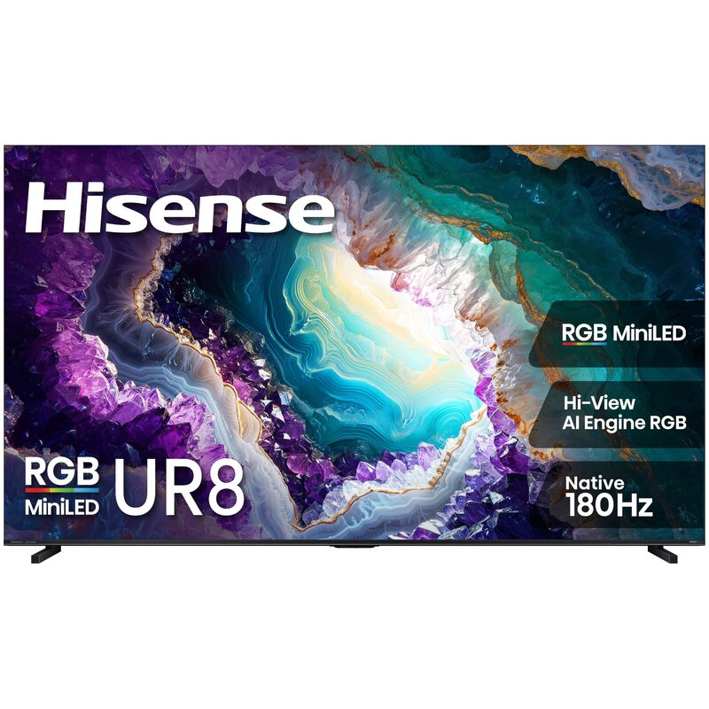 Hisense - 100" Class UR8 Series RGB Mini-LED 4K UHD Smart Google TV, , hires