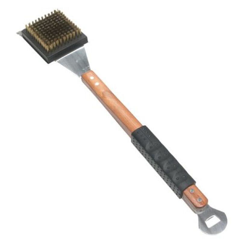 MR. BAR-B-Q Oversized Grill Brush with Wooden Handle, , hires