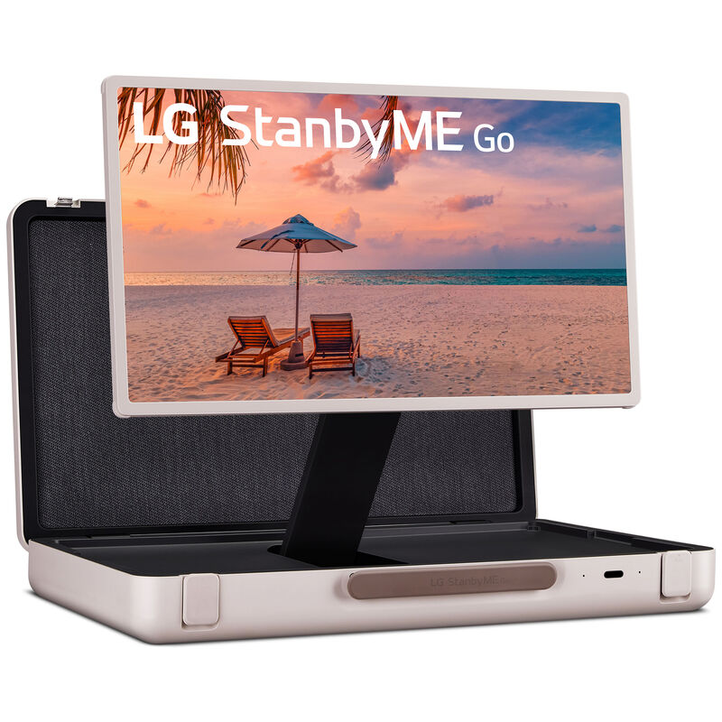 LG - 27" Class StanByME Go Series LED Full HD Smart webOS Touchscreen TV, , hires